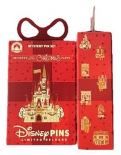2025 Disney Mickey’s Very Merry Christmas Party Box Of 2 Mystery Pins BRAND NEW