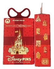 2025 Disney Mickey’s Very Merry Christmas Party Box Of 2 Mystery Pins BRAND NEW