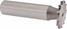Made in USA 7/8" Cut Diam, 5/64" Cut Width, 1/2" Shank, Straight-Tooth Woodru...