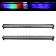 2PCS RGB 252 LED Wall Wash Light Bar DMX Stage DJ Light Beam Light Show Effect