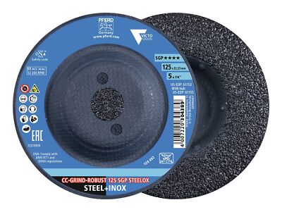 Pferd Schleifscheibe SGP CC-GRIND-ROBUST STEELOX 125 mm VICTOGRAIN - 64195126