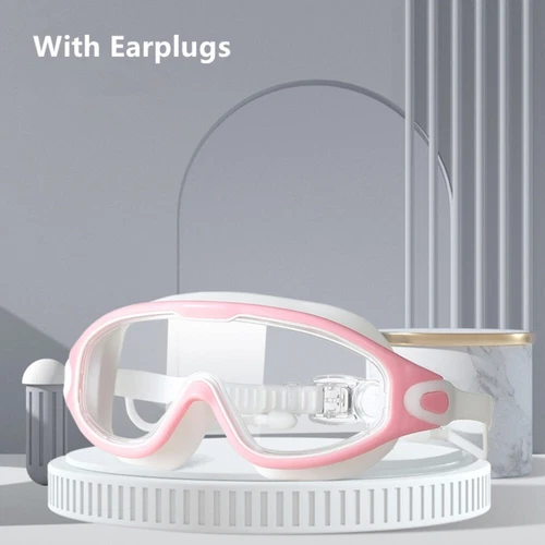 Swim Goggles Anti-Fog Wide View Swimming Goggles Earplugs for Adults Women Men - Picture 9 of 20