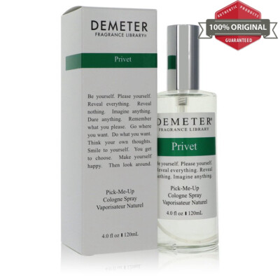 Demeter Privet 4 oz Cologne Spray (Unisex) for Men by Demeter