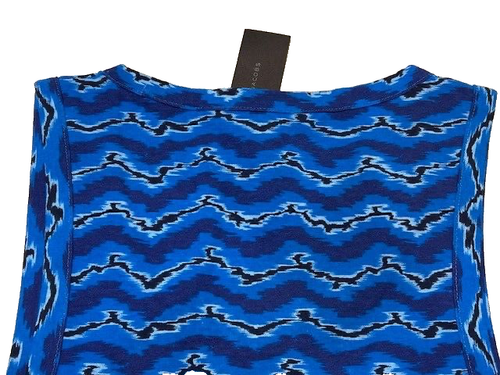 Marc by Marc Jacobs Tanktop Grafikdruck blau Wellen neu mit Etikett - Größe XXS UVP 78 $ - Bild 3 von 11
