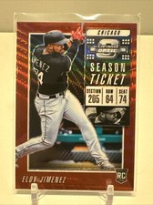 2019 Panini Chronicles Contenders Optic Ruby Wave /199 Eloy Jimenez #2 Rookie