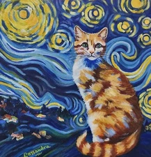 ORIGINAL Acrylic Painting Collectible by Cassandra ~ Gallery-wrapped 12 x 12 in.