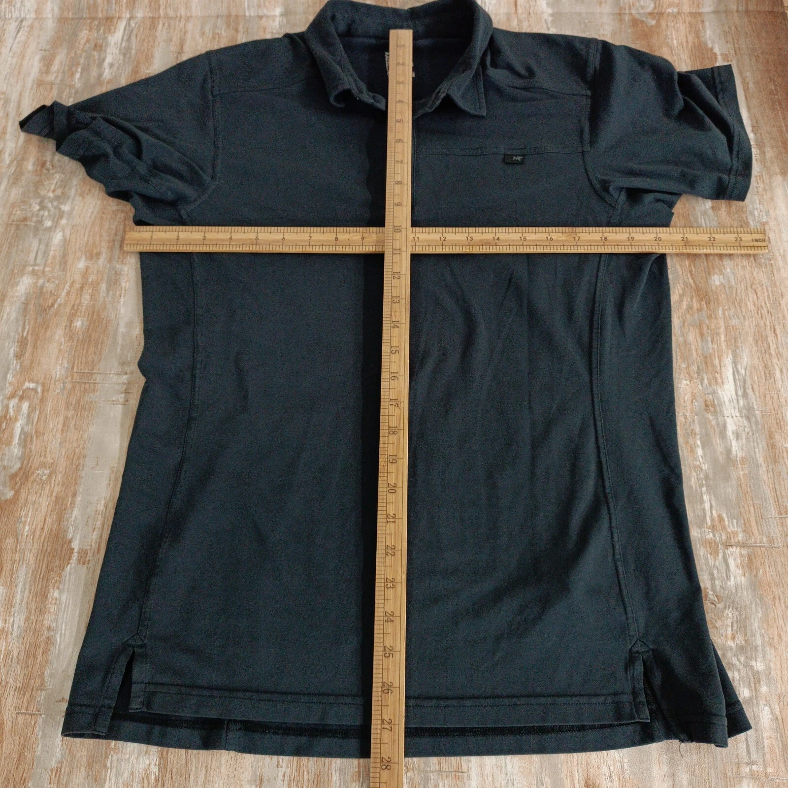 arcteryx captive polo short sleeve golf stretch logo shirt