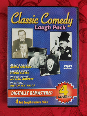 CLASSIC COMEDY LAUGH PACK (2003) HANNOVER HOUSE, W.C. Fields, Africa Screams