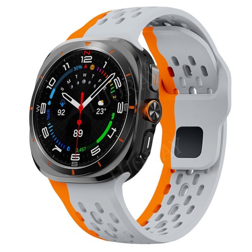 For Samsung Galaxy Watch Ultra 47mm Soft Silicone Strap Belt Wristband Bracelet - Picture 61 of 66