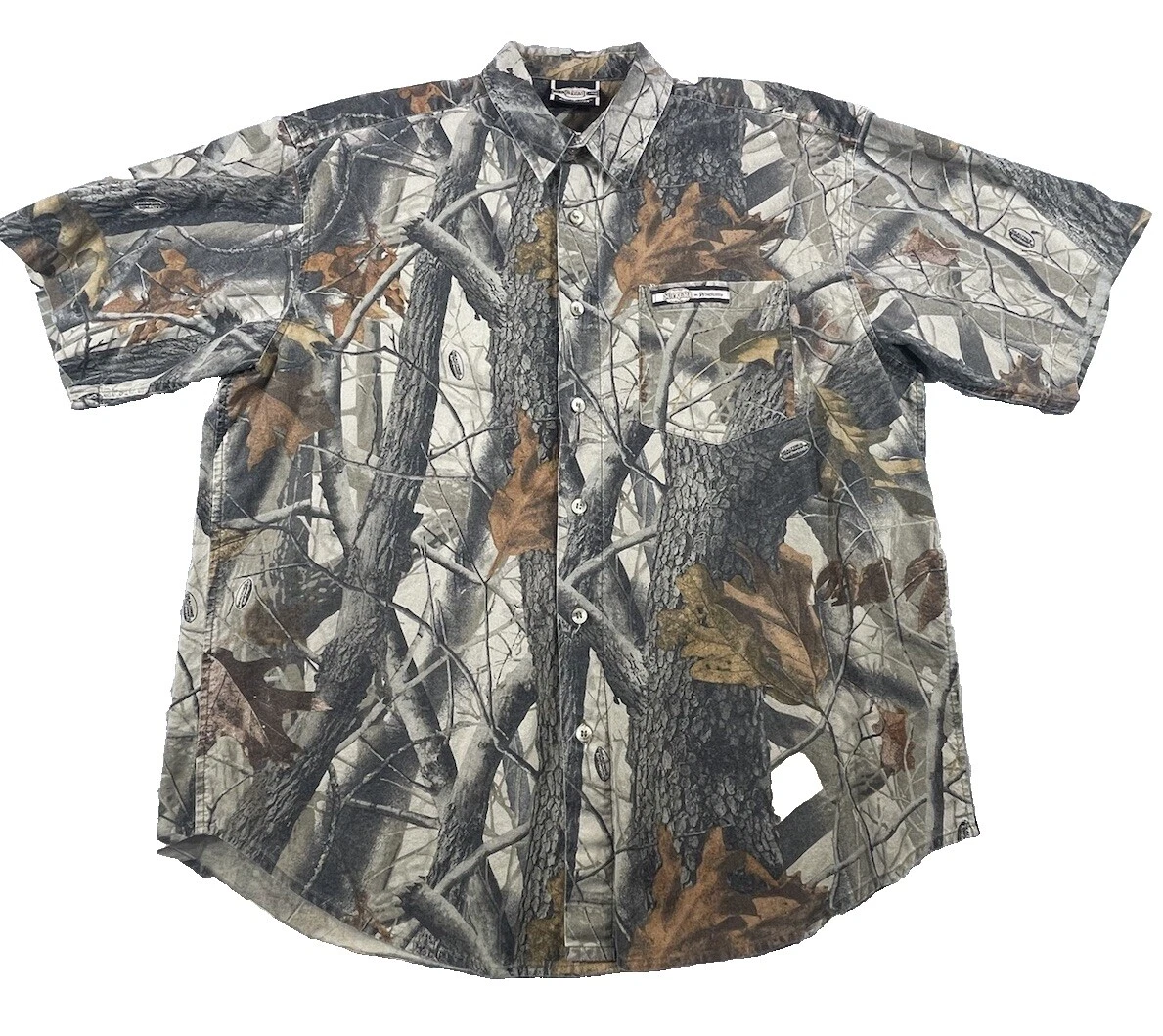 Camisas masculinas casuais de camuflagem Supreme com botões