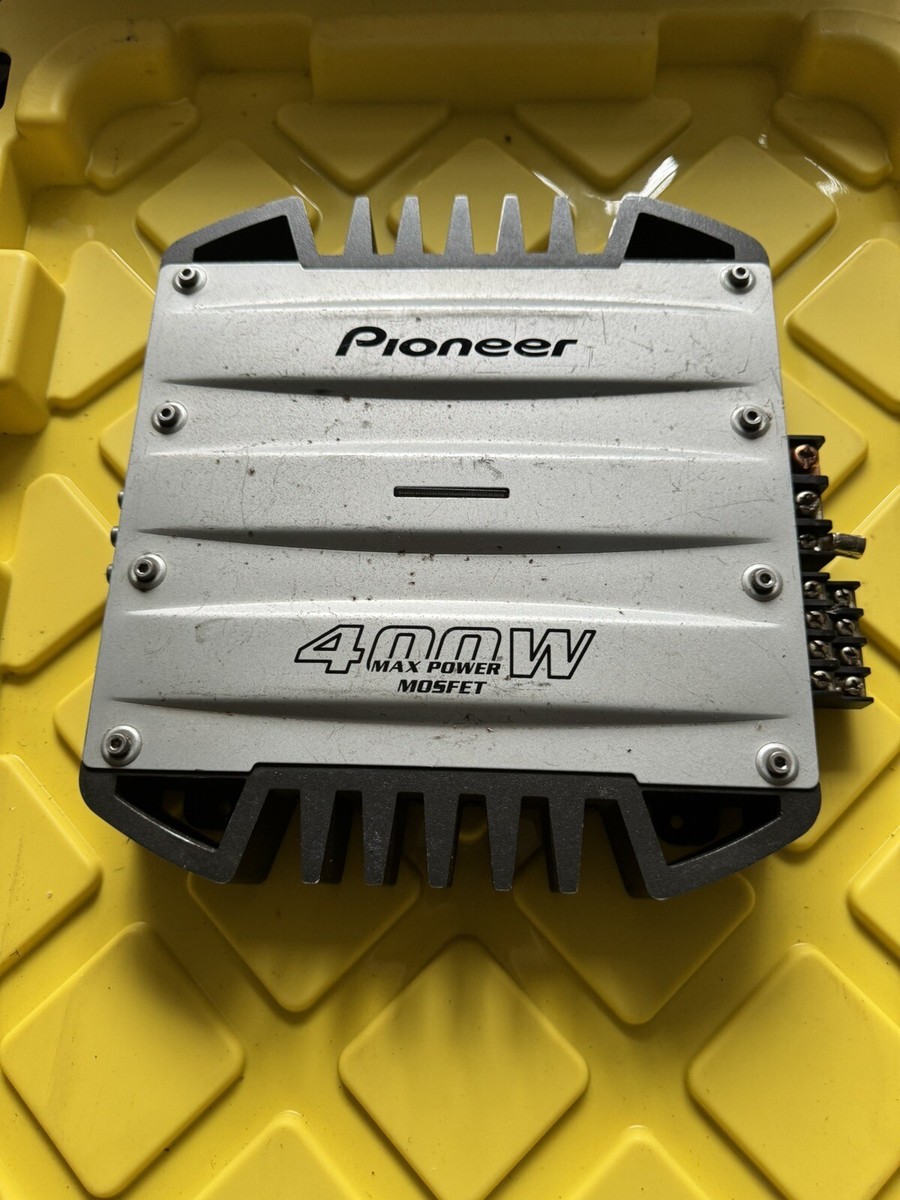 Pioneer GM-X374 Bridgeable 4CH Power Amplifier 400 W Max Power