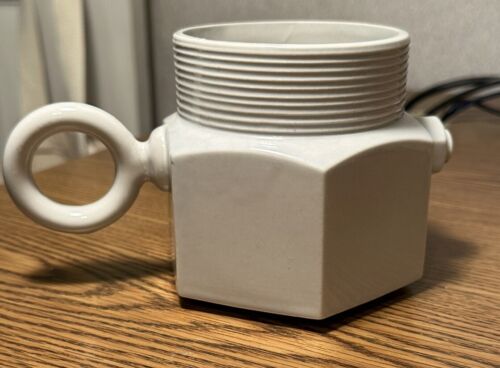 Jackson Boone Threaded Nut And Bolt Ceramic Coffee Mug Industrial Construction - Picture 3 of 10