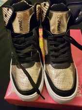 Zumba Street Glam Shoes Sneaker Black-Gold With Box Brand New Retired