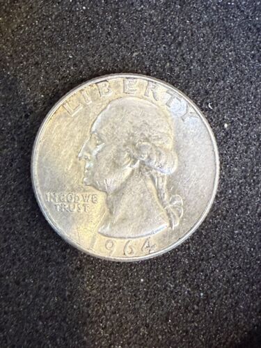ONE 1964 Liberty Quarter CHOICE UNC 90% Silver - Picture 2 of 3