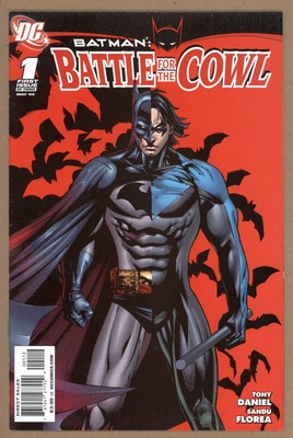 Batman Battle for the Cowl 1 (2009 DC) 2nd Print Batman RIP Final Crisis VF