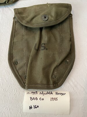 M1943 Shovel Cover adjustable hanger #160 B A B Co 1945