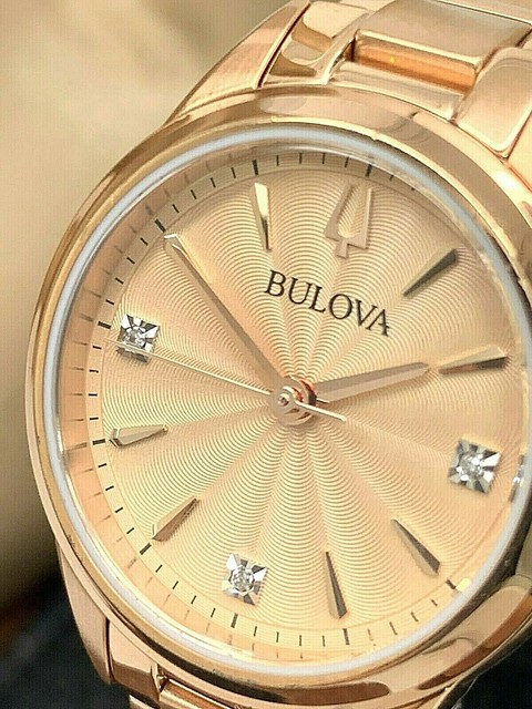 bulova sutton rose gold