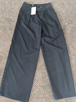 H & M DIVIDED WOMENS SIZE 2 BLACK PANT NWT