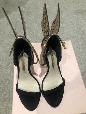 Sophia Webster Evangeline Pink Glitter Wing Sandal EU 38.5 | eBay UK