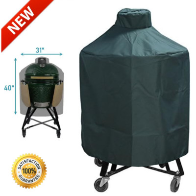 Large Cover For Big Green Egg Grill Heavy Duty Premium Outdoor Weatherproof New