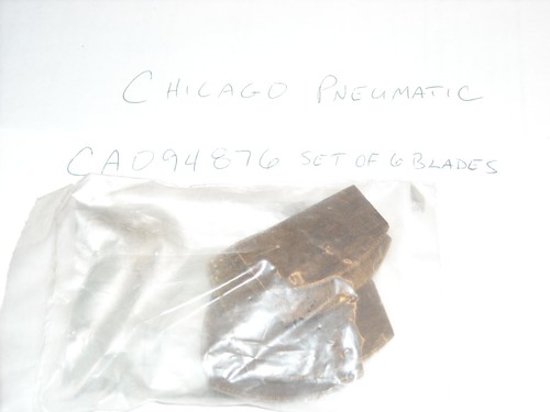 C094876, Chicago Pneumatic, Blade, Set of 6pc, New Old Stock - Picture 4 of 6