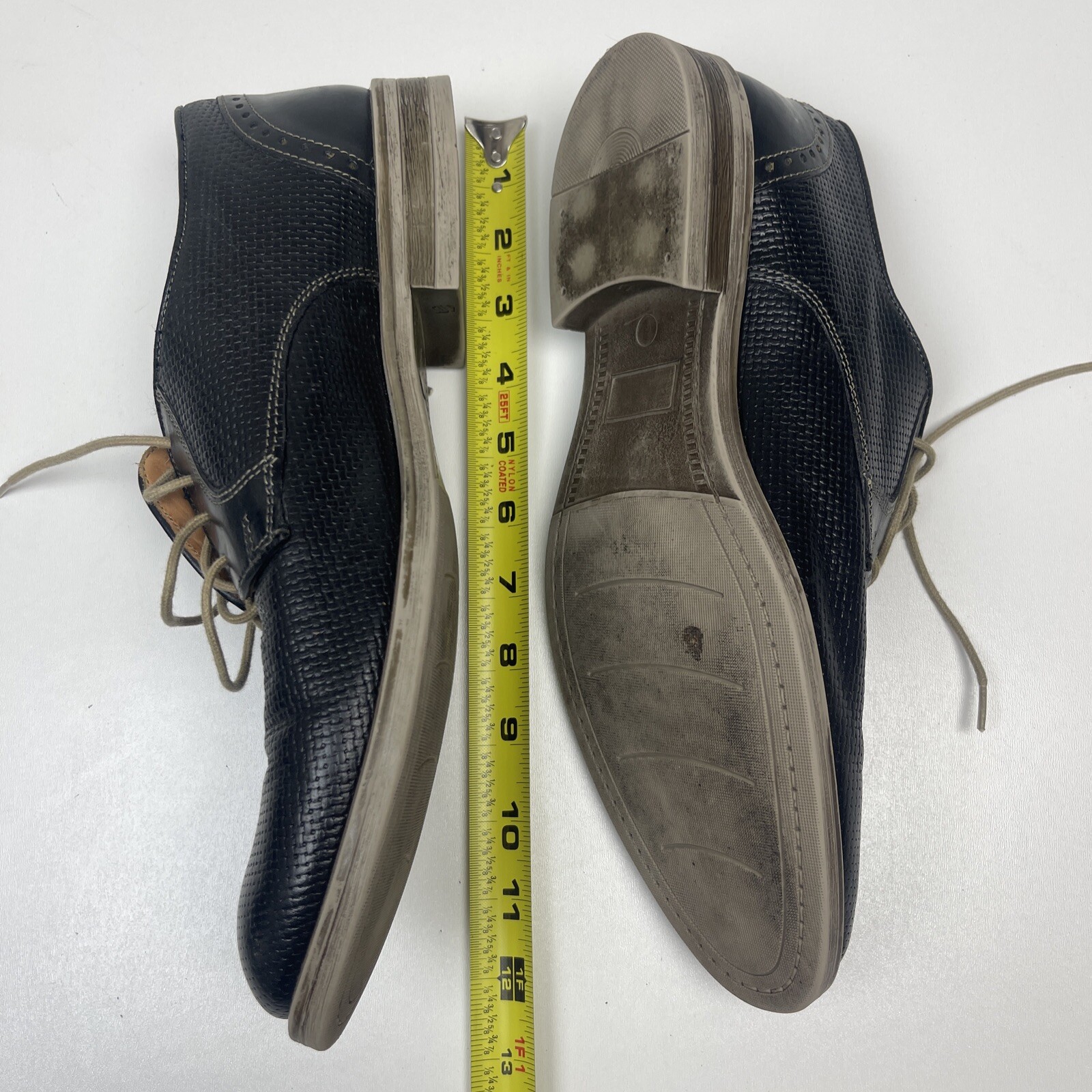 SAOLA Scarpe da uomo Georgio Brutini 9M 250651 stringate in pelle nera Oxford