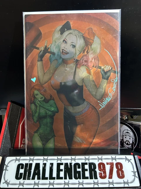 Harley Quinn #23 SZERDY SIGNED FOIL w/ COA - RED
