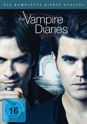 THE VAMPIRE DIARIES: STAFFEL 7 - PAUL WESLEY,IAN SOMERHALDER, 5 DVD NEU