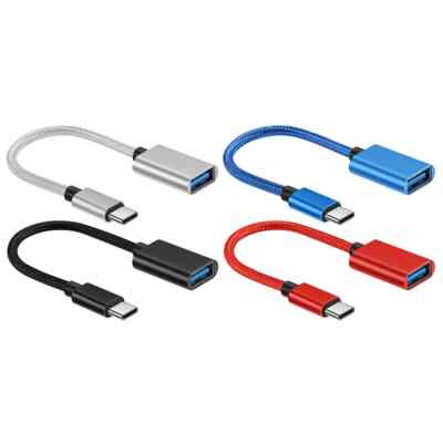 USB C zu USB A Kabel OTG Adapter kompatibel mit MacBook Samsung und Xiaomi AY
