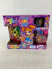 Vintage Lisa Frank Fashion Sports Helmet Pads Rollerblade Bike Skate Rainbow S-M