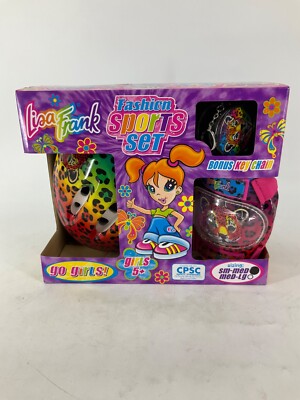 Vintage Lisa Frank Fashion Sports Helmet Pads Rollerblade Bike
