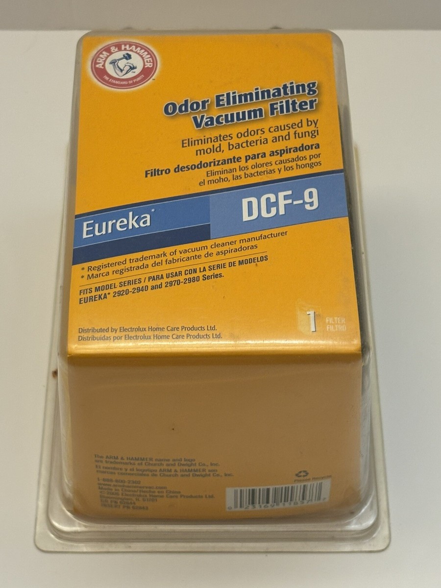 ARM & HAMMER Eureka DCF-9 ODOR ELIMINATING VACUUM FILTER #62631D