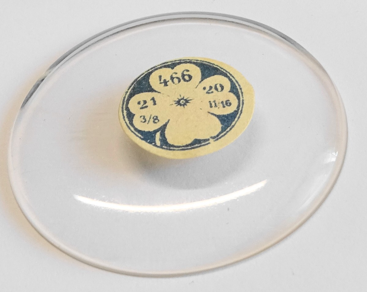 Verre De Montre à Gousset Minéral – Diamètre 42.6 Mm, Neuf, France