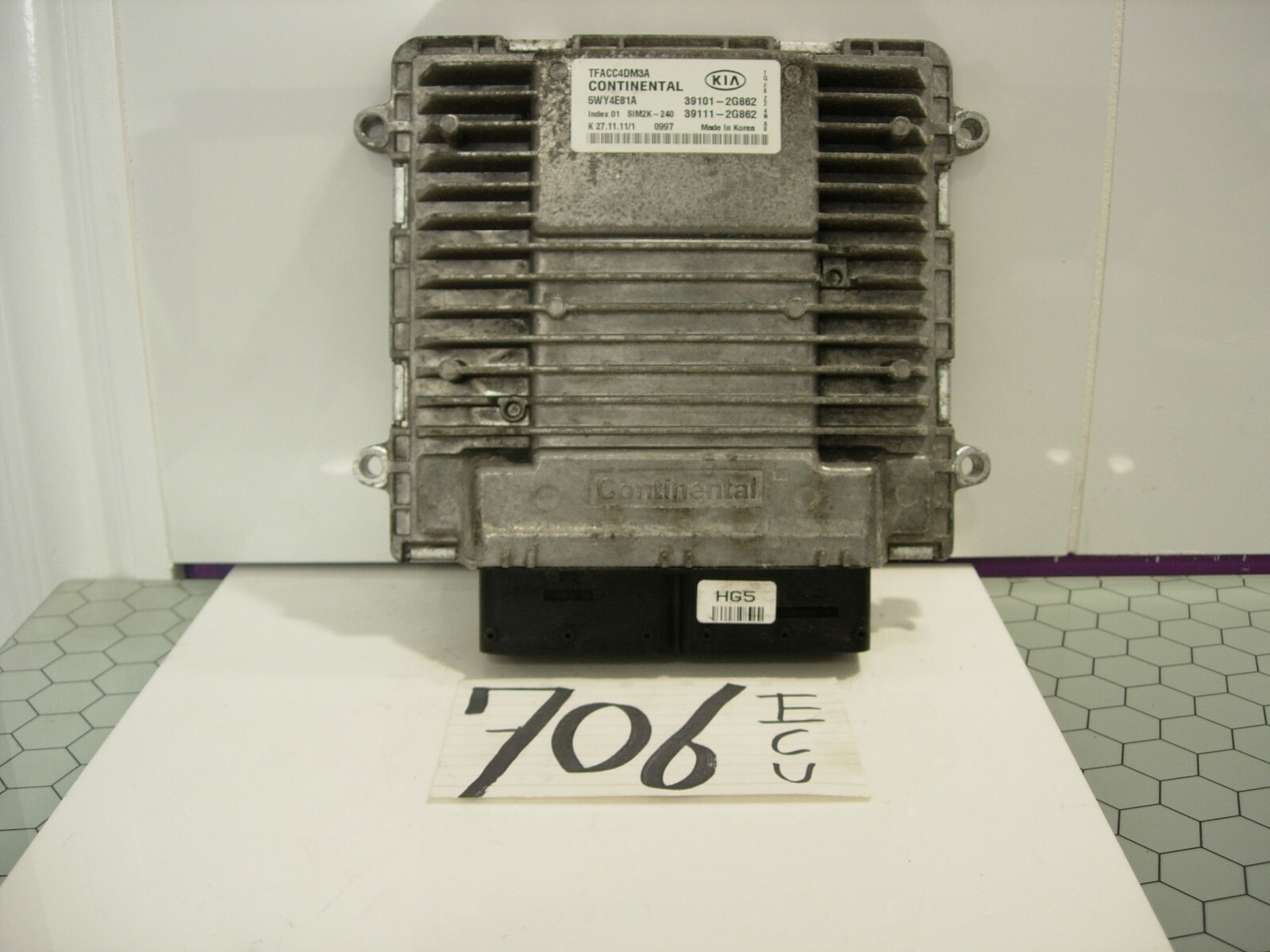 11 12 13 Kia Optima 2.4L #706 Engine Computer ECM ECU 39101-2G862