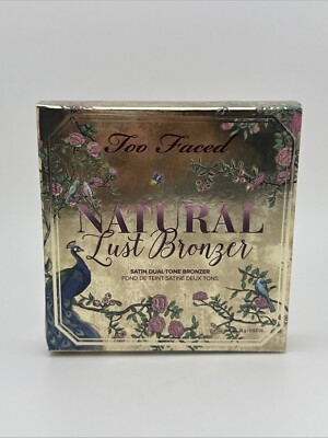 TOO FACED ~ NATURAL LUST BRONZER ~ SATIN DUAL TONE BRONZER ~ 0.63 oz. BNIB (A3)