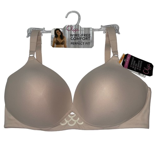Olga Bra Wirefree Seamless Back Smoothing Padded Comfort Straps To A Tee GM0451 - Picture 25 of 49
