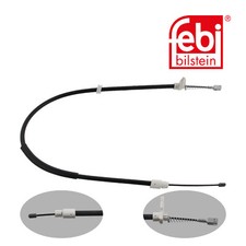 FEBI (34912) Handbremsseil, Handbremszug hinten rechts für MERCEDES