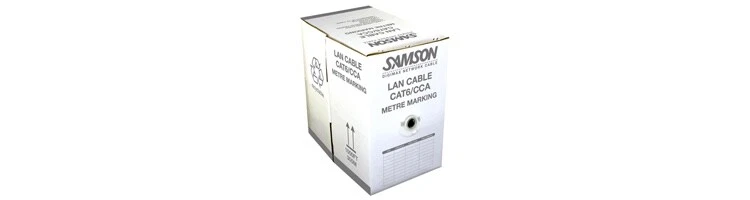 Samson - CAT6 UTP 4P 0.57mm CCA, 305m - Grey. LAN Cable. CAT6. Premium. - Image 2 of 3