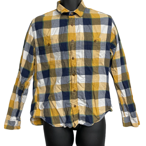 J.Crew Men Plaid Dress Shirt Button-Up 
