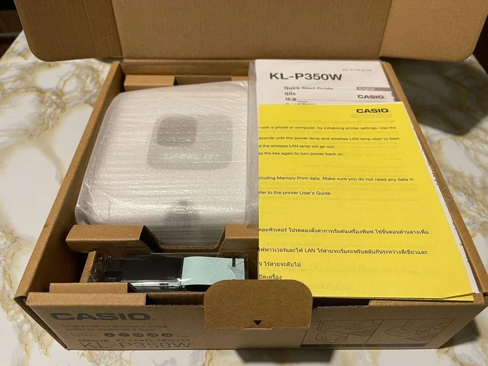 CASIO LABEL IT ! KL-P350W Label design maker Printer White - Image 2 of 4