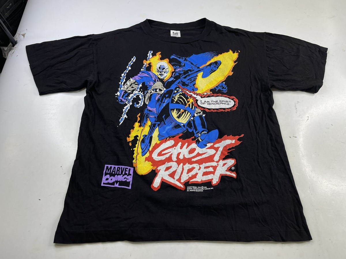 Vintage 1993 Marvel Comic Ghost Rider Spirits Of Vengeance T