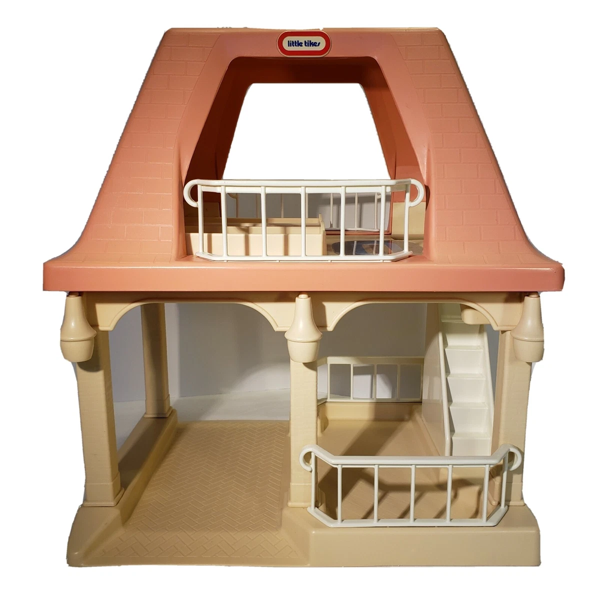 Vintage Little Tikes Grandma s House Pink Roof Cottage eBay