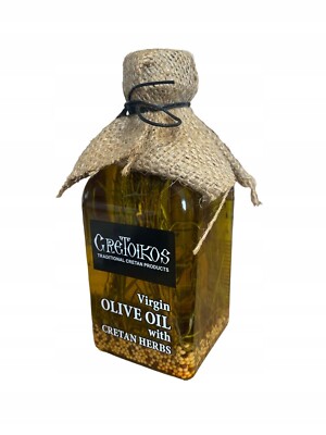 Natives Olivenöl Extra EVOO mit kretischen Kräutern Kretische Kräuter 250 ml