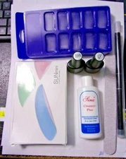Mystery Manicure Kit - Sun Lamp, Nails, Cleanser, File, Coats, Brush, Spreader