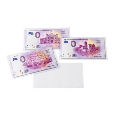 `Basic Sleeves For Banknotes And Euro Souvenir Notes, 140 X 80 Mm, ... ACC NEU