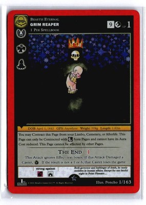 MetaZoo GRIM REAPER 1/163 Full Holo (2021 Nightfall 1st Edition) NM/Near Mint