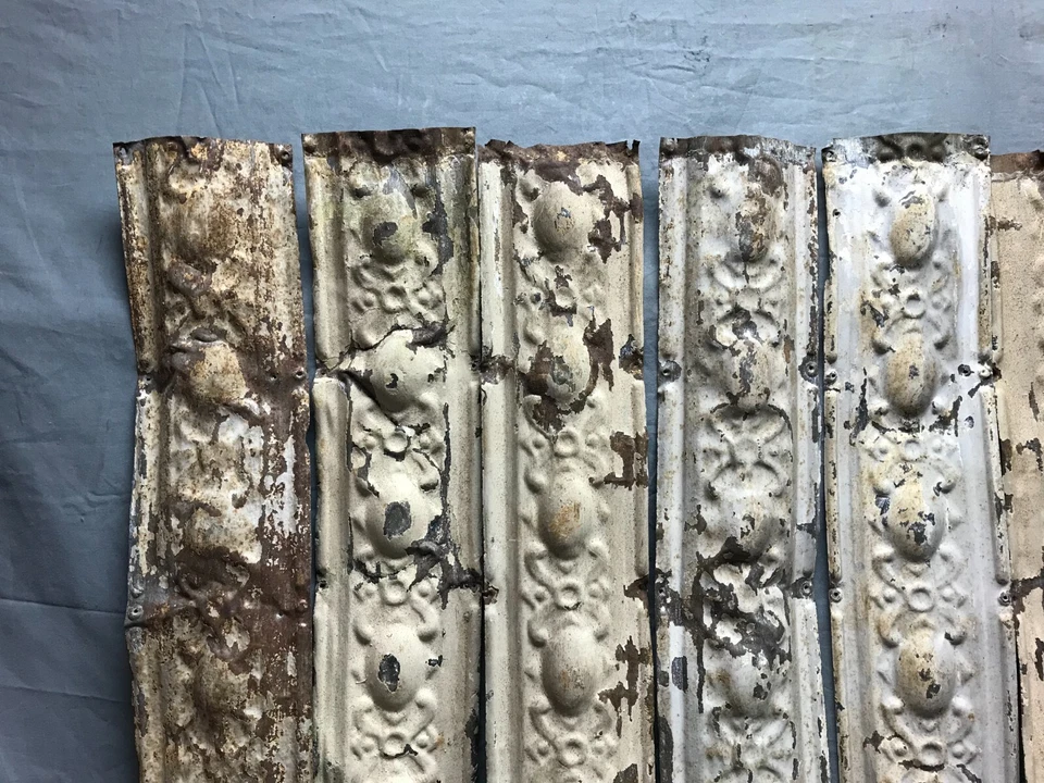 Huevo gótico arquitectónico 316-23B de techo de hojalata antiguo 36 pies Linier 316-23B Foto 2 de 4