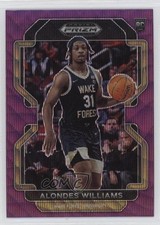 2022-23 Panini Prizm Draft Picks Purple Wave Prizm Alondes Williams #97 1fa0
