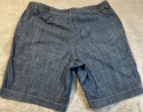 JMS women's elastic band denim shorts size 16W - Picture 2 of 7