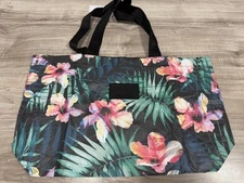 NWT Aloha Collection Hibiscus Palm Holo Holo Shopping Tote Bag